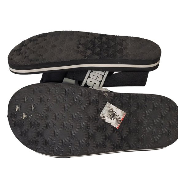 Ugg Zuma kids sing black and white sandals size 3 big girls - Picture 4 of 8